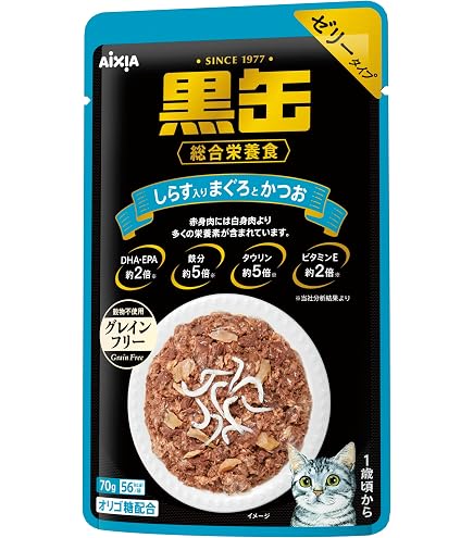 Amazon.co.jp: 黒缶 ミニ ささみ入りまぐろとかつお 80g×48個入り